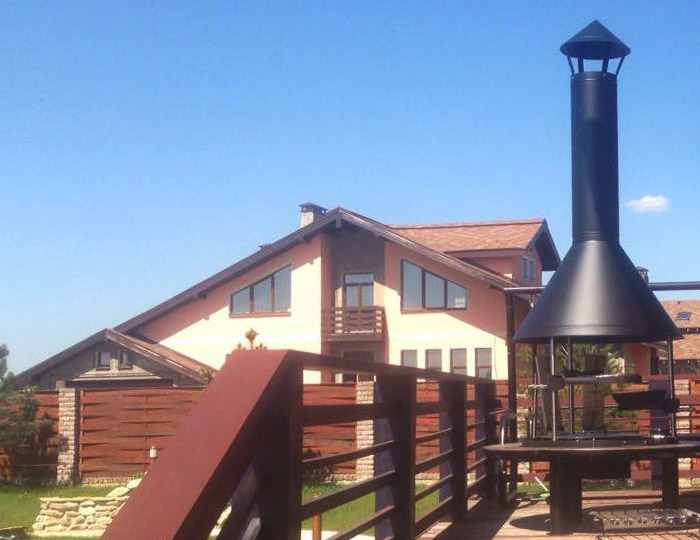 Fingrill roštilj Nordic Lounge (boja -  antička bakarna) Grill Centr