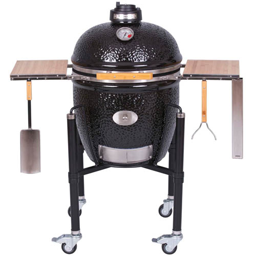 Keramički roštilj Monolith Le Chef Pro Black na kolicima