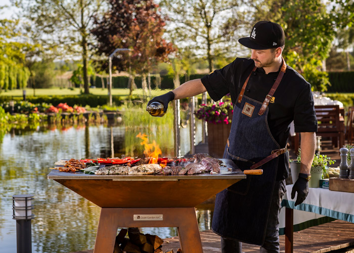 Roštilj  ognjište na drva Keittio Premium Large Corten Grill Centr