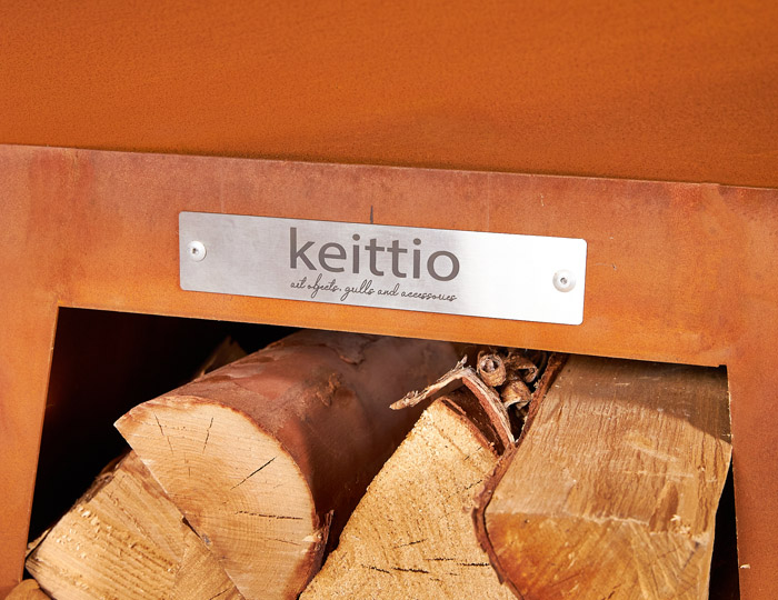 Roštilj  ognjište na drva Keittio Premium Large Corten Grill Centr