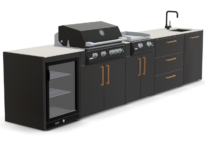 BBQ Kuhinja Brabura Line Base Black 500.4