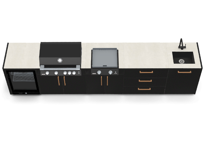 BBQ Kuhinja Brabura Line Base Black 500.4