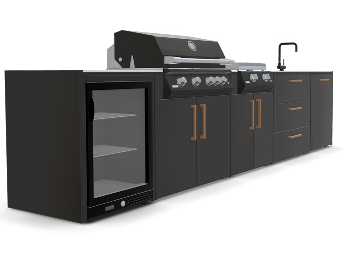 BBQ Kuhinja Brabura Line Base Black 500.4